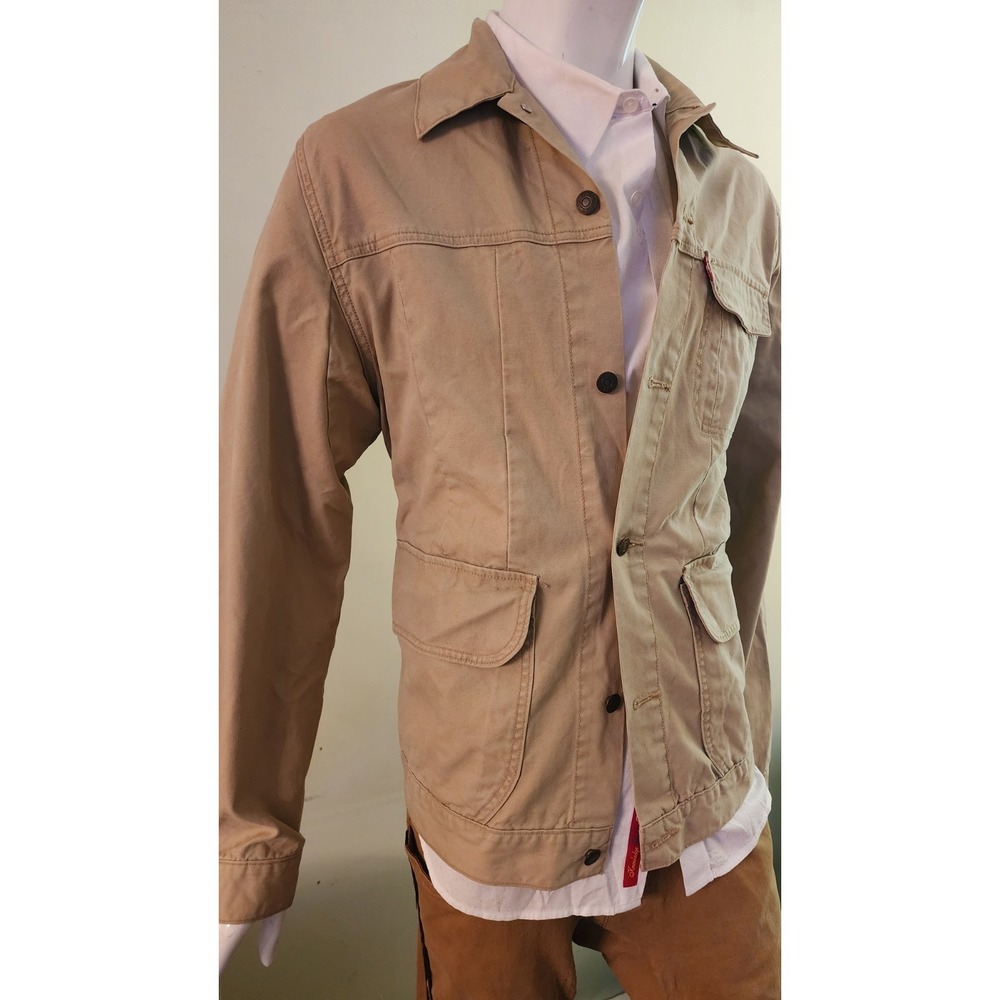 Levi Strauss & Co. Beige Chore Work Jacket XL A17